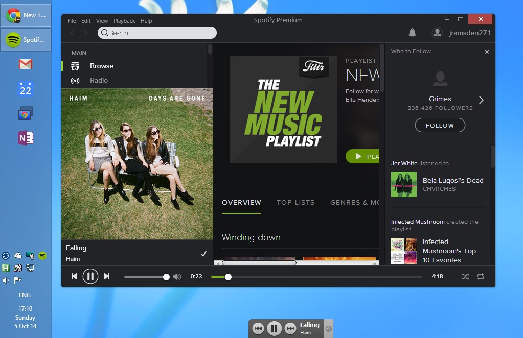 Spotify Mini: A desktop widget for Spotify - James Ramsden