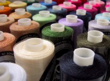 multicoloured cotton threads