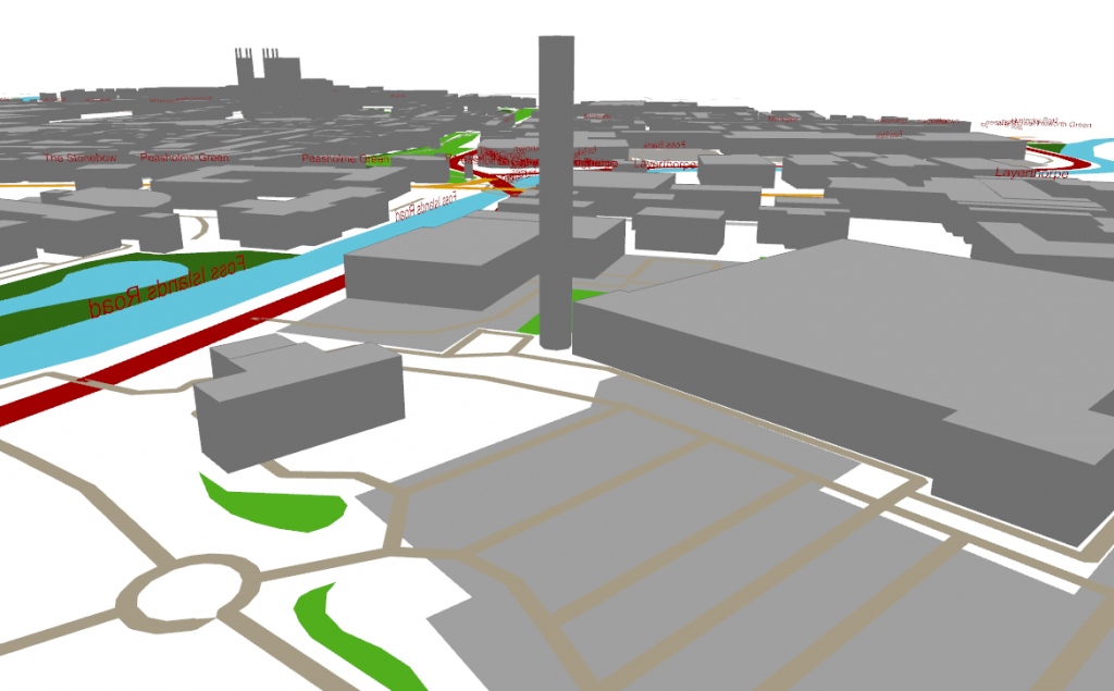 York in Grasshopper with Elk OpenStreetMap data